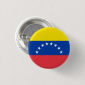 Nationale vlag van Venezuela Ronde Button 3,2 Cm (Voorkant /achterkant)