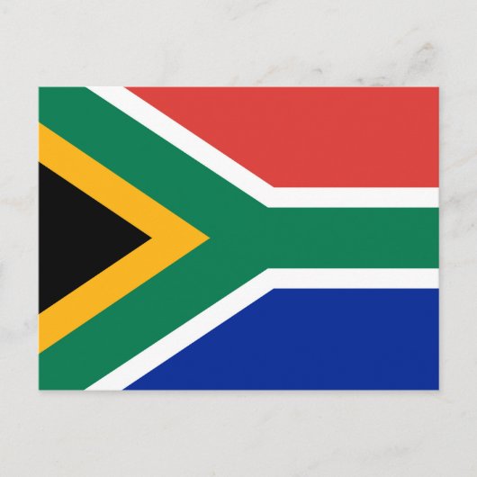 Nationale vlag van Zuid-Afrika - authentieke versi Briefkaart (Voorkant)