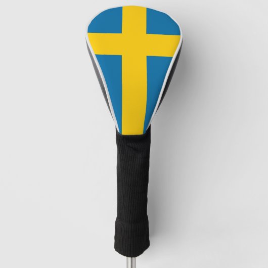 Nationale vlag van Zweden Golfheadcover (Voorkant)