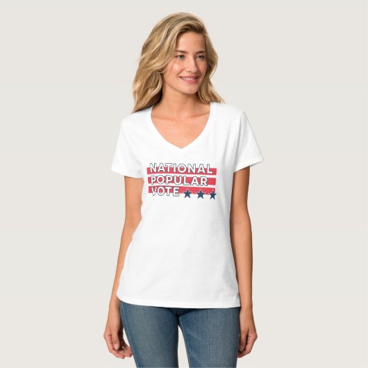Nationale volksstemming t-shirt (Voorkant volledig)