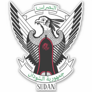 Nationale wapenschild van Soedan Sticker