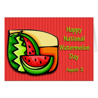 Nationale watermeloendag 3 augustus