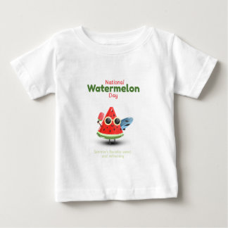 Nationale Watermeloendag Schattige Zomer Kunst