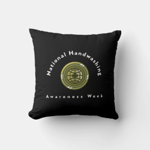 Nationale week van de Bewustmaking van de Handwas Kussen