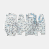 Nationale weerkaart bedankdoosjes (Uitgevouwen)