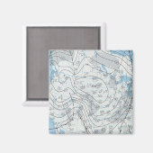 Nationale weerkaart magneet (Voorkant / Achterkant)