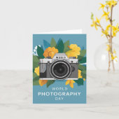 Nationale Wereld Fotografie Dag Kaart (Gele Bloem)