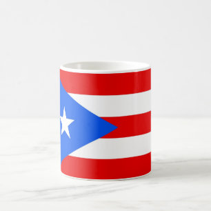 Nationale Wereldvlag van Puerto Rico Koffiemok