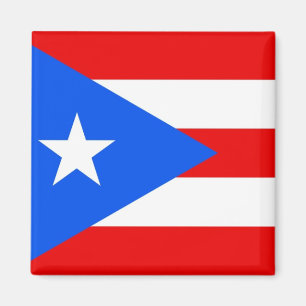Nationale Wereldvlag van Puerto Rico Magneet