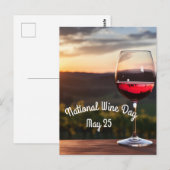 Nationale wijndag briefkaart (Voorkant / Achterkant)