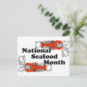 Nationale zeewatermaand briefkaart (Staand voorkant)