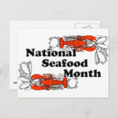 Nationale zeewatermaand briefkaart (Voorkant / Achterkant)