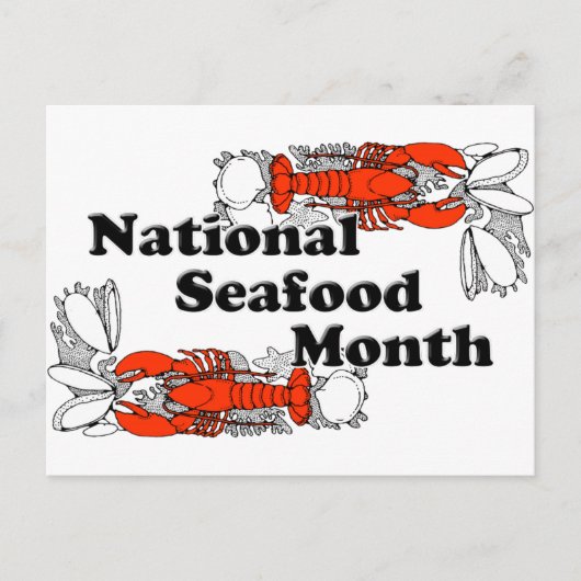 Nationale zeewatermaand briefkaart (Voorkant)