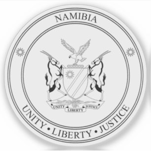 Nationale zegel van de Republiek Namibië Sticker