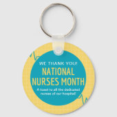 Nationale ziekteverzekeringsmaand sleutelhanger (Voorkant)