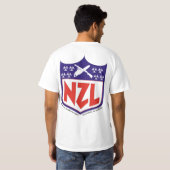 Nationale Zombie Liga T-shirt (Achterkant volledig)