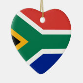 Nationale Zuid-Afrikaanse vlag Keramisch Ornament (Rechts)