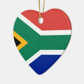 Nationale Zuid-Afrikaanse vlag Keramisch Ornament (Links)