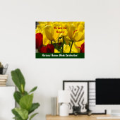 Nationale zuster Week Celebratie! poster Tulpen (Thuiskantoor)