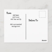 Nationale Zwarte Kat Dag Feestdagen Briefkaart (Achterkant)