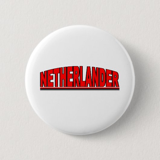 Nationaliteiten - "Nederland" Ronde Button 5,7 Cm (Voorkant)