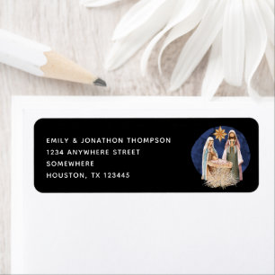 Nativativatienaam Return Address Black Etiket