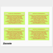 Native 10 Commandments Sticker (Vel)