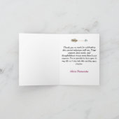 Native American Afstuderen bedankkaart (Binnen)