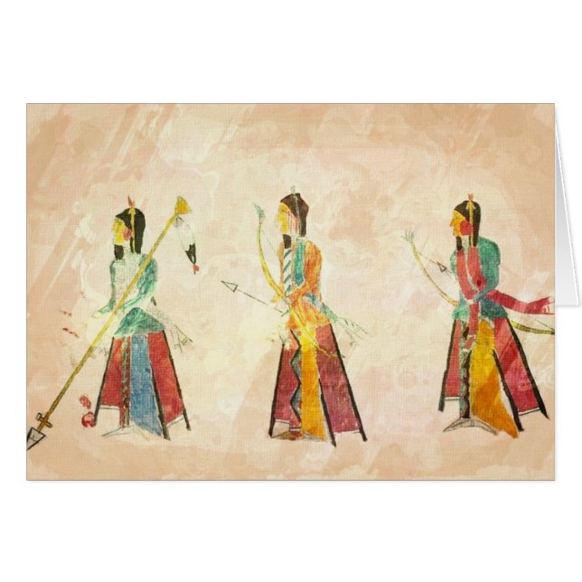 Native American All Occasion Kaart (Voorkant Horizontaal)