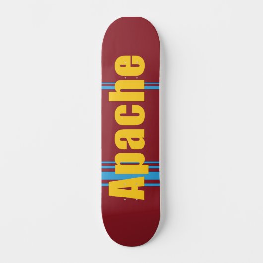 Native American Apache Skateboard (Voorkant)