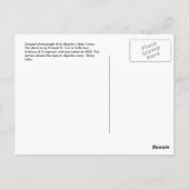 Native American Apache Tipis Briefkaart (Achterkant)