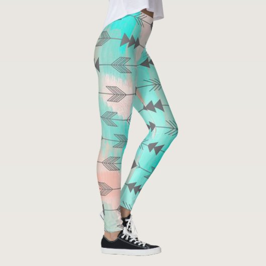 Native American Arrow Pattern Leggings (Rechts)