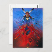 Native American Art Briefkaart (Voorkant / Achterkant)