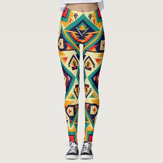 Native American Art Leggings (Voorkant)