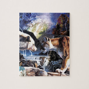 NATIVE AMERICAN ART LEGPUZZEL