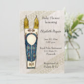 Native American Baby shower Invitation Kaart (Staand voorkant)