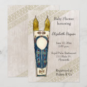 Native American Baby shower Invitation Kaart (Voorkant / Achterkant)