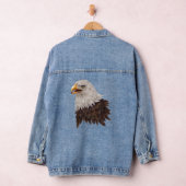 Native American Bald Eagle Denim jas voor dames Jacket (Hangar)