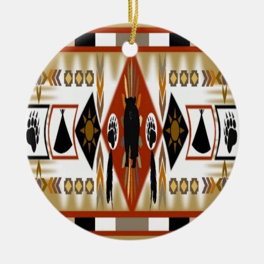 Native American Beer Clan Ornament (Voorkant)