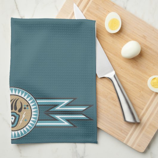 Native American Beer Paw Theedoek (Quarter Fold)