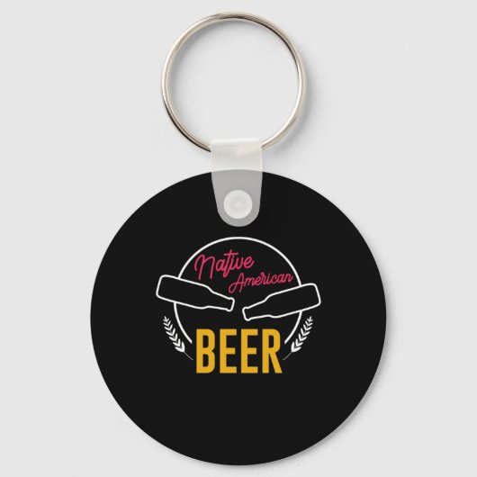 Native American Beer Sleutelhanger (Voorkant)