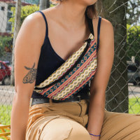 Native American Boho Culture Tribal géométrique