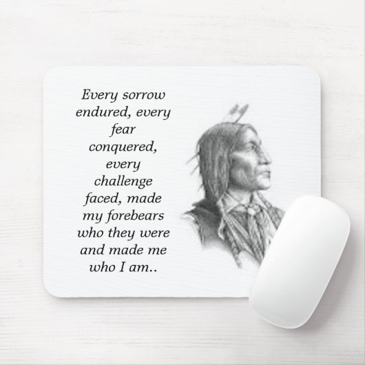 Native American Bound Mousepad Muismat (Met muis)