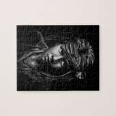 Native American Boy, mijn tekening uit 2004 Legpuzzel (Horizontaal)