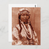 Native American Bride Briefkaart (Voorkant / Achterkant)