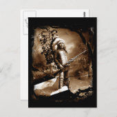 Native American  Briefkaart (Voorkant / Achterkant)