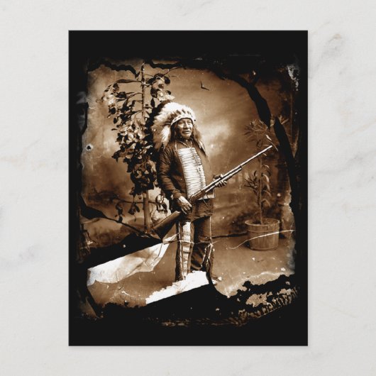 Native American  Briefkaart (Voorkant)