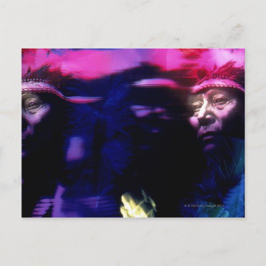 Native American Briefkaart (Voorkant)