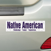 Native american bumpersticker (Op auto)