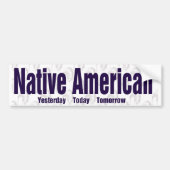 Native american bumpersticker (Voorkant)